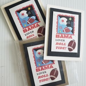 BAMA Lover Roll Tide Party Magnet Cards (15) - Black and White